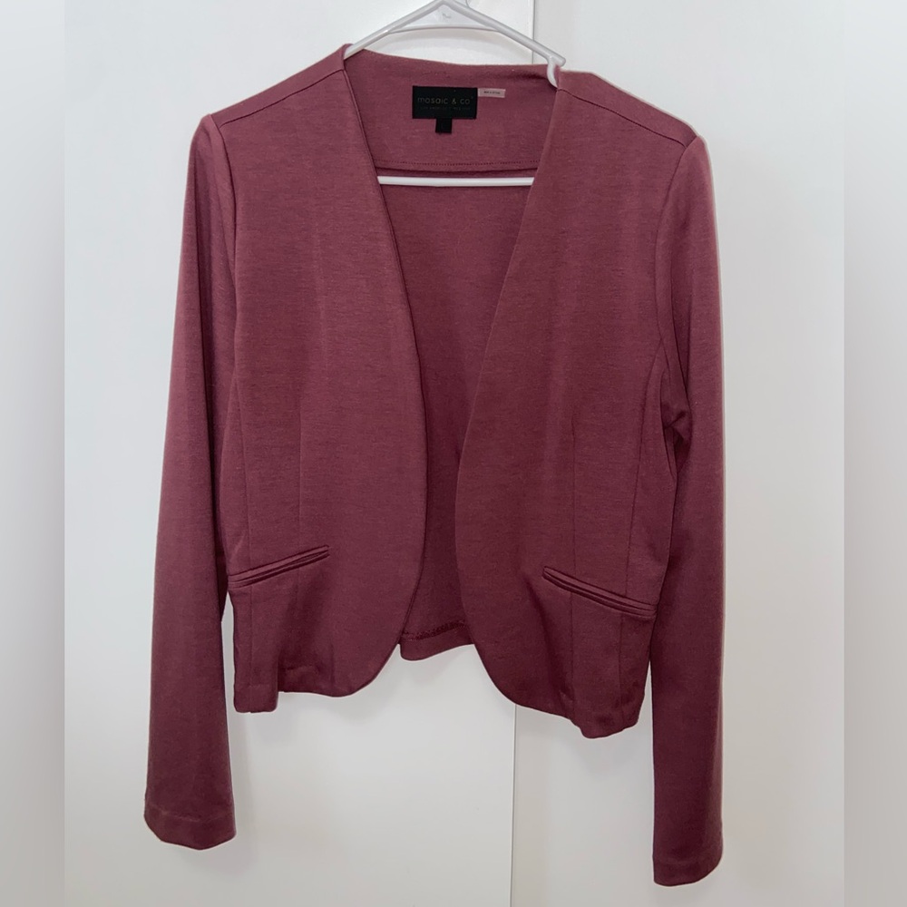 Women’s Maroon Blazer - Size: L